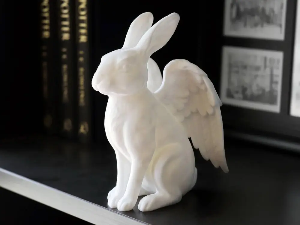 Rabbit with Angel Wings