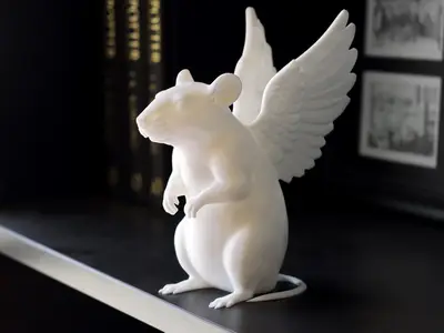 Rat with Angel Wings