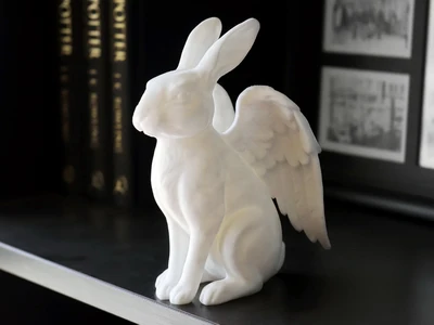 Rabbit with Angel Wings