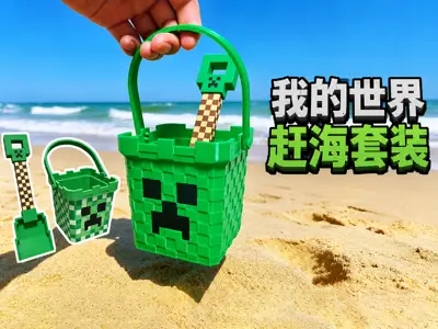 Minecraft Beach Tools我的世界赶海套装