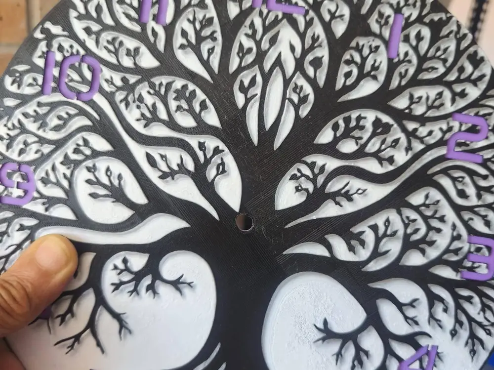 reloj de pared del arbol de la vida