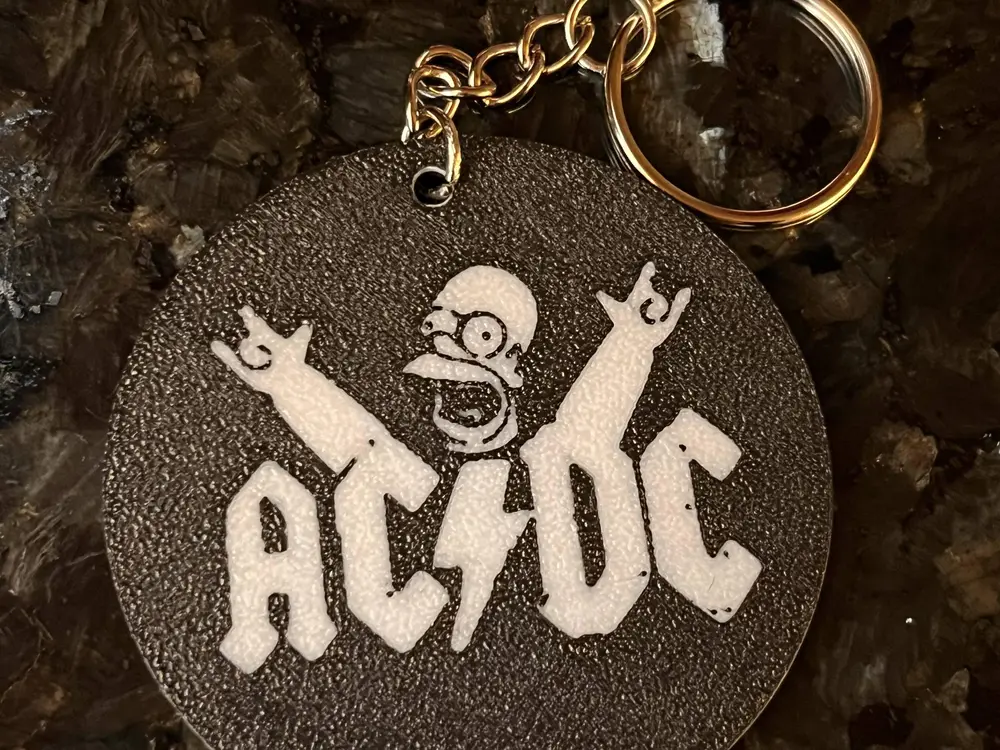 Keychain Hommer AC/DC