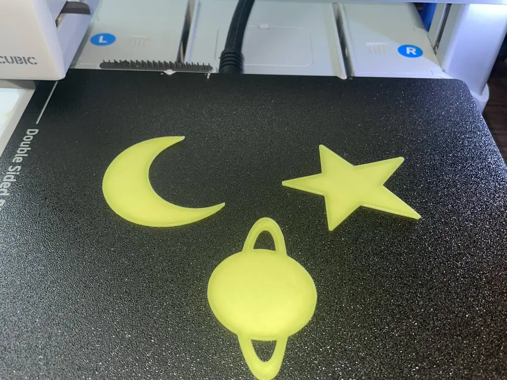 Glow in Dark - Star, Moon, Planet - Ceiling Art
