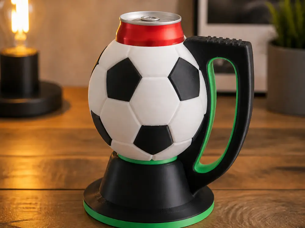 Soccer Ball Drink Holder for Beer Cans, Beverages