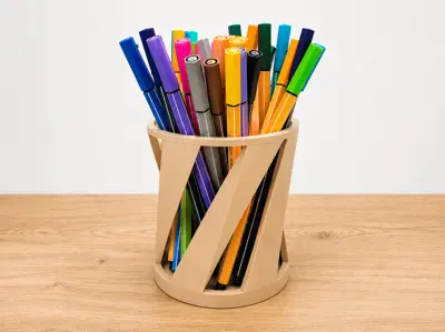 Spiral Stiftehalter