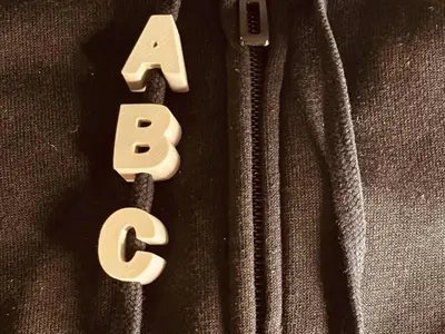 Alphabet Drawstring Charms – Personalized Hoodie Accessories