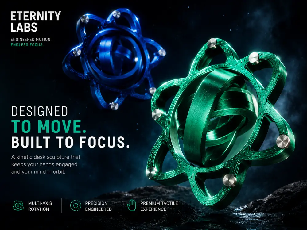 The Atom - Fidget Gyro Spinner