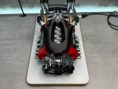 V12 Twin Turbo Engine in 1/6 scale