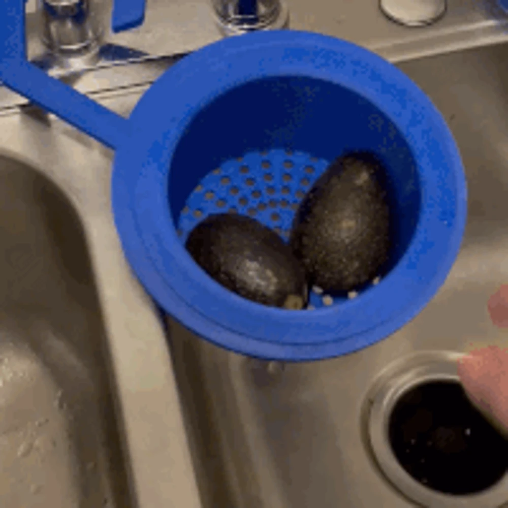 Sink Strainer with Faucet Hook