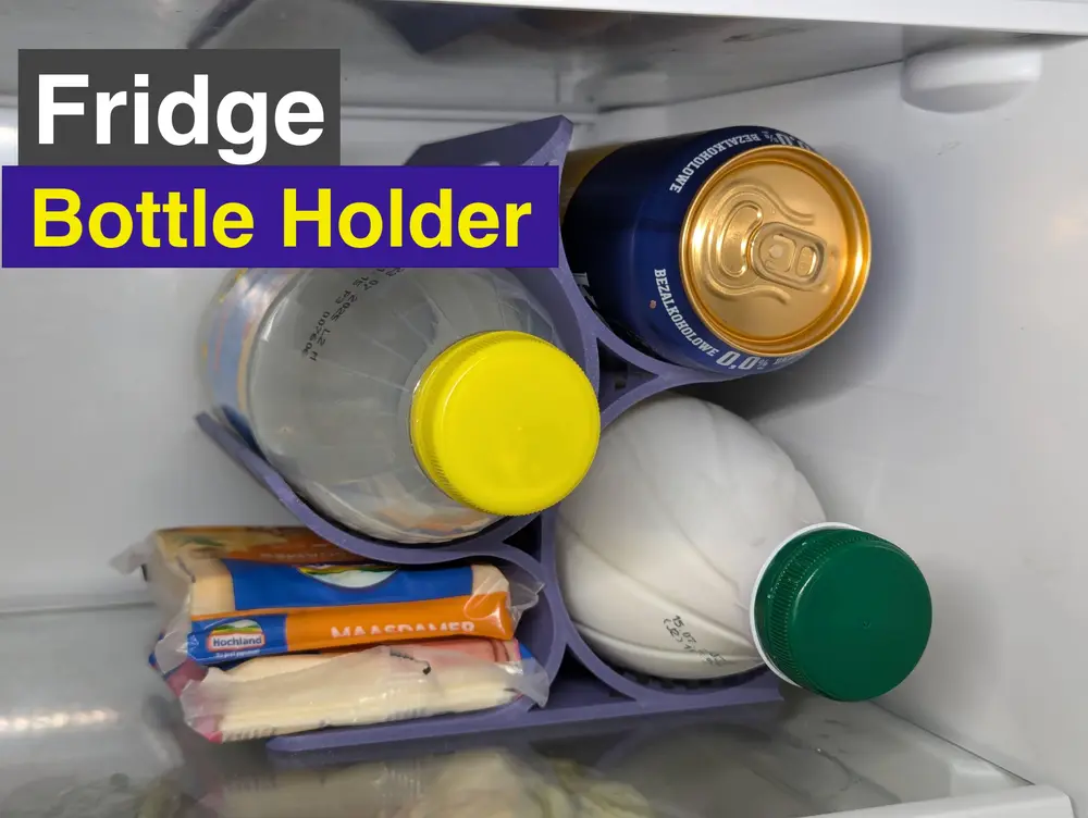 Fridge bottle holder