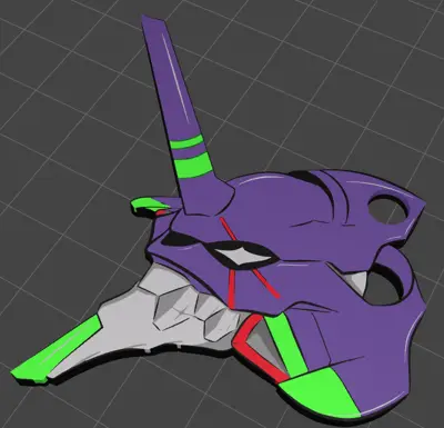 EVA 01 keychain