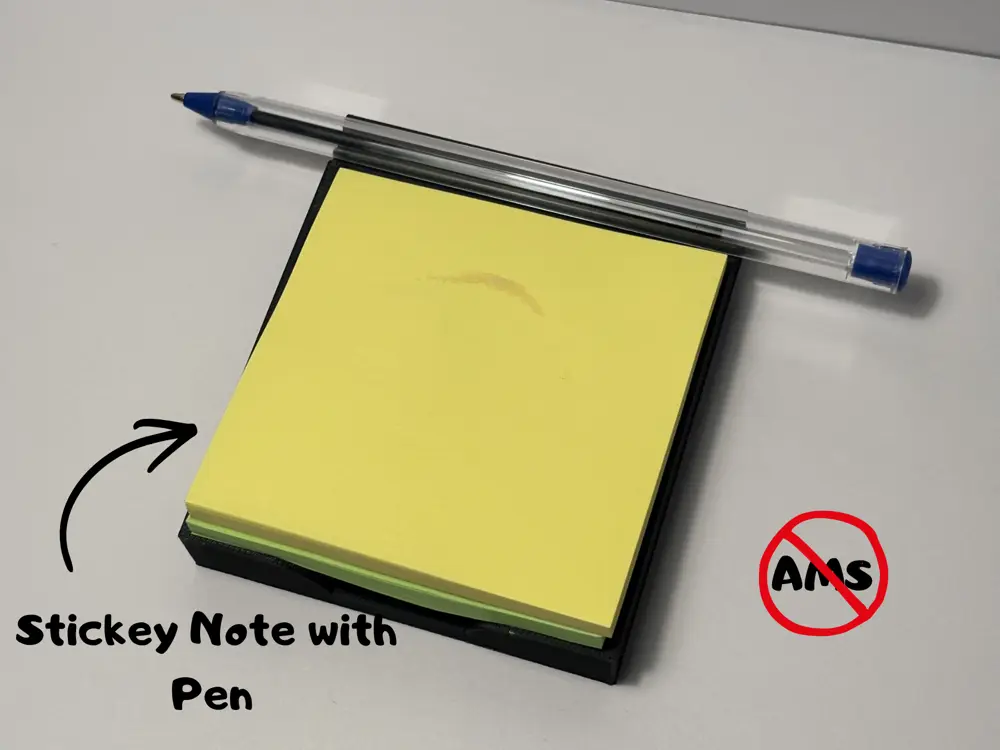 Stickeynote with Pen holder WITHOUT AMS