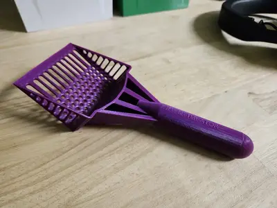 Cat litter scoop