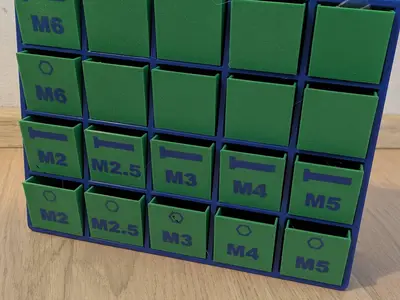 Hobby Organizer (can be mounted on the wall)