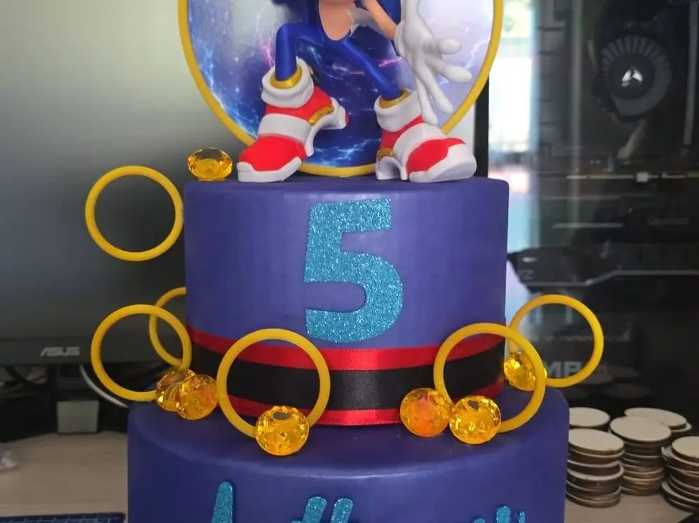 Sonic Portal Ring - Cake Topper