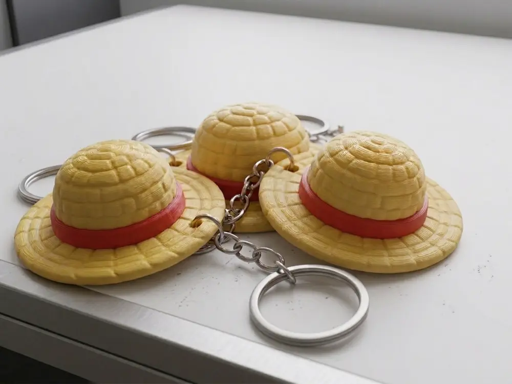 Luffy's Straw Hat Keychain - One Piece