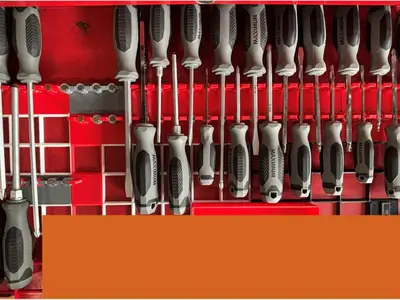 Gridfinity Screwdriver Tool Box Organizer