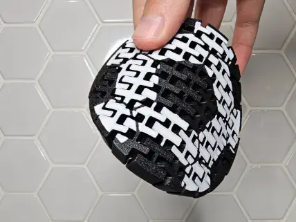 ¡Pelota de fútbol extra flexible!