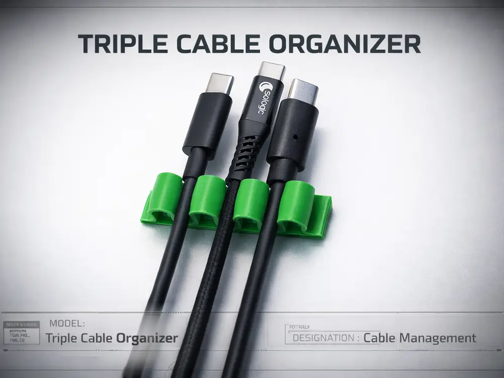 Triple Cable Organizer