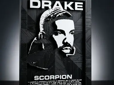 drake scorpion poster