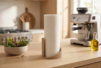 "Forma" ribbed paper towel holder