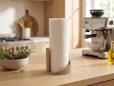 "Forma" ribbed paper towel holder