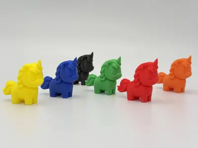 Cute Unicorn – Mini Fantasy (Easy Print)
