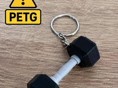Dumbbell Keychain Gym Lover for Fitness