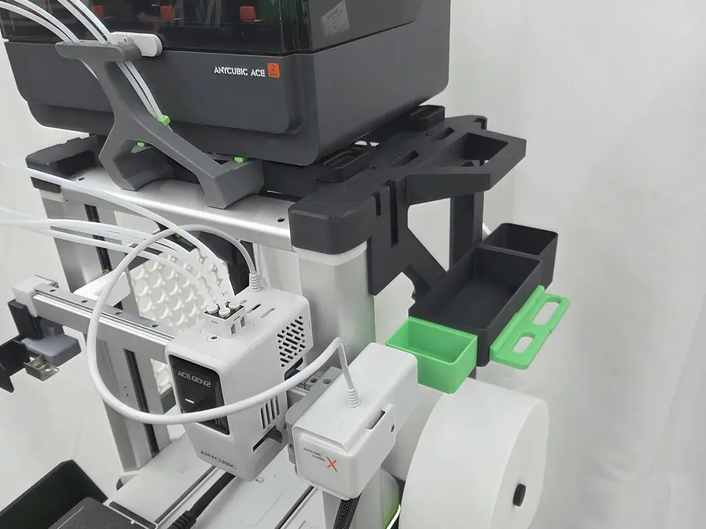 Modular tool tray for D3P Kobra X overhead mount