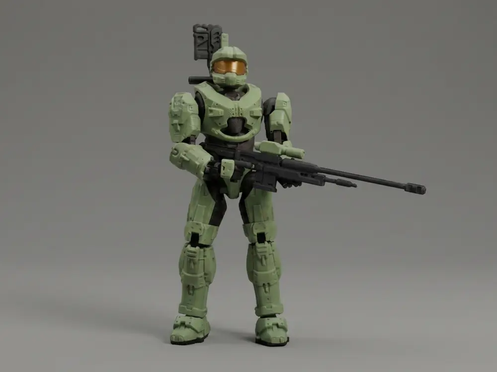 Halo Spartan Master Chief Figura Accion