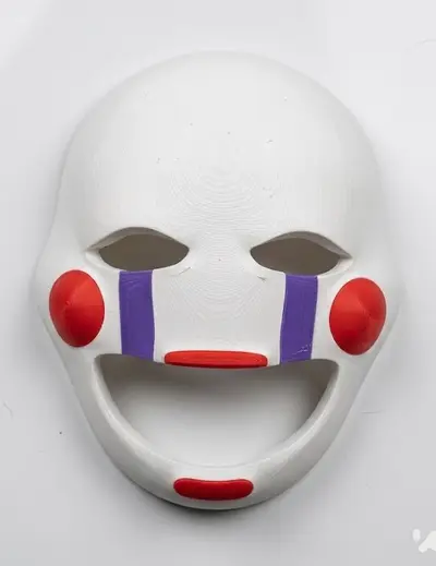 FNaF Puppet / Marionette Mask - Wearable (strap holes on the back) & AMS Colored