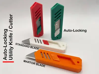 Auto-Locking Utility Knife