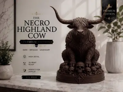 Necro Highland Cow