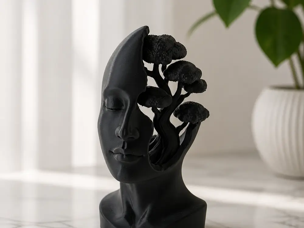 Tree Of Mind - Artistic Abstract Bust