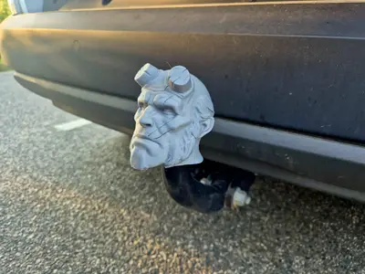 Hellboy Hitch ball cover