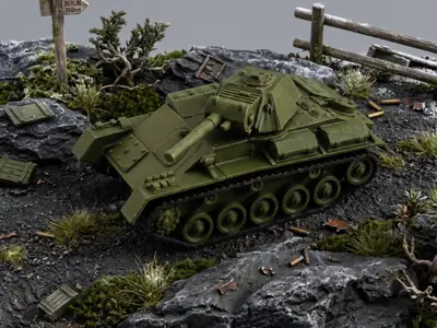 T-70 Light Tank Model 1/72