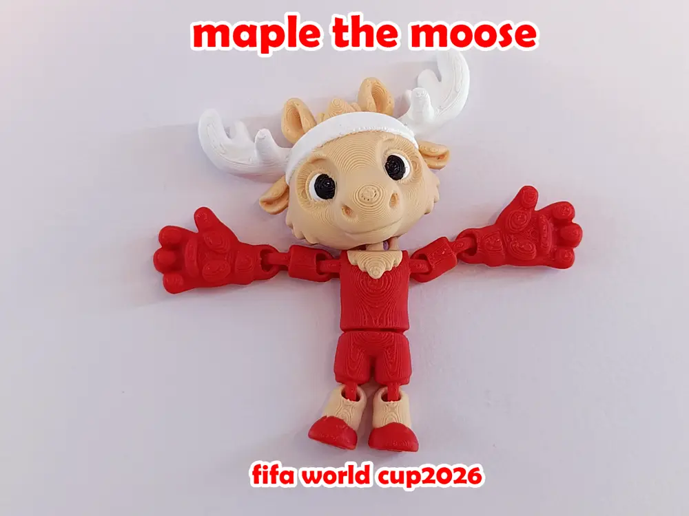 Maple the Moose Official 2026 World Cup Canada Edition