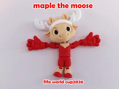 Maple the Moose Official 2026 World Cup Canada Edition