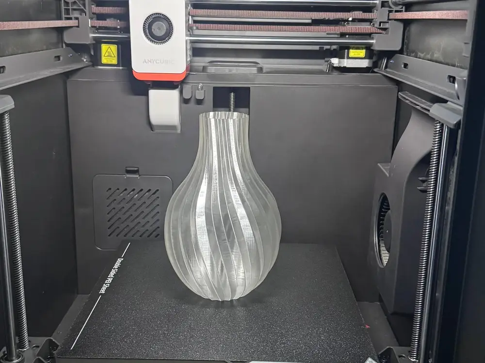 Extreme Transparent PLA Profile ("Glass Effect" Vase Mode)