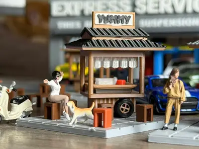 1/64 Yummy Food Cart