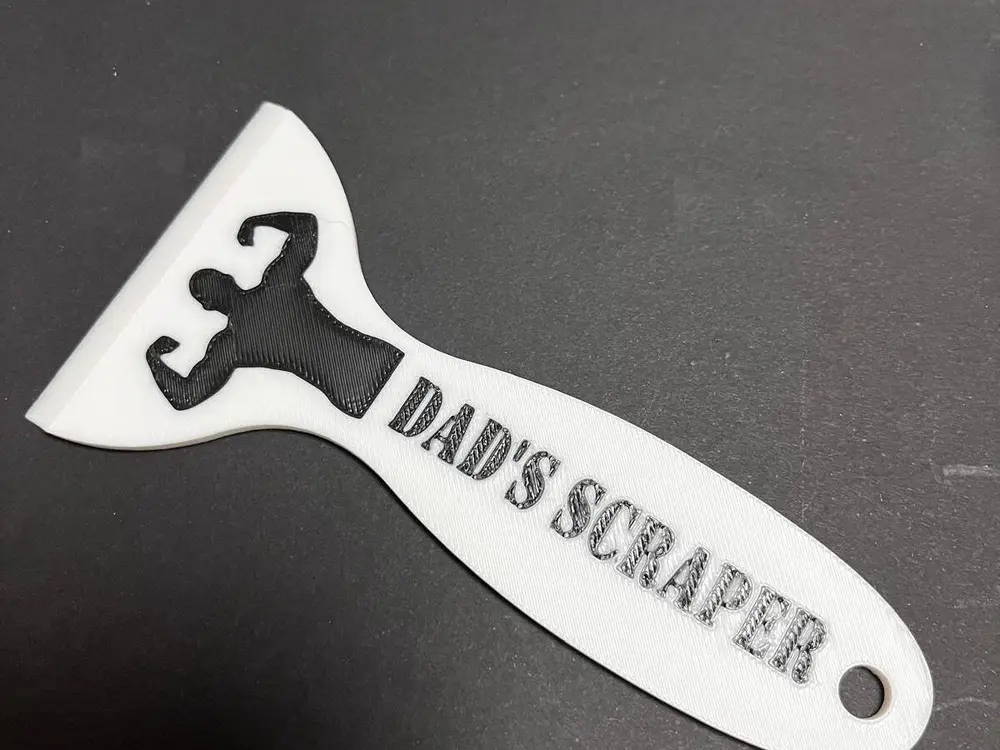 Dad's bed scraper