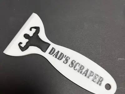 Dad's bed scraper