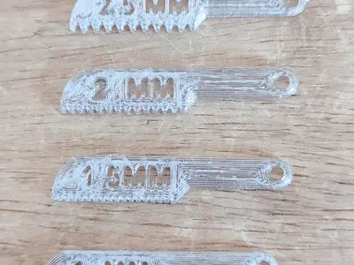 Fast Thread Pitch Gauge (1mm - 2.5mm) | Calibrador de Passo