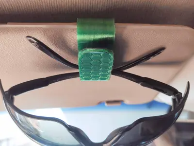 EcoClip - Suporte de Óculos para Quebra-Sol