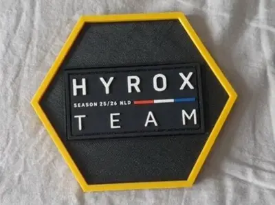 Ultimate HYROX Patch Display Stand | Finisher Medal Showcase
