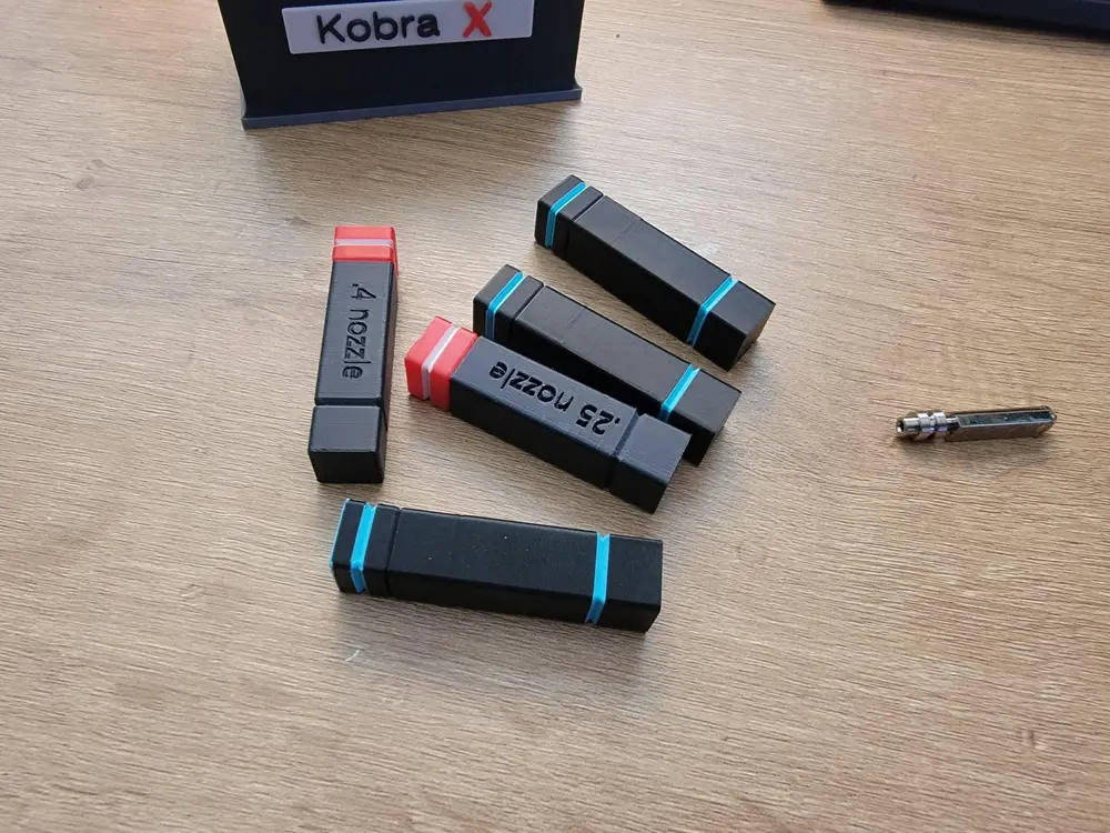 Kobra X Nozzle Storage Containers