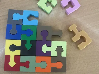 Colorful Educational 4x4 Puzzle (16 Pieces)