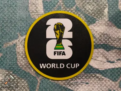 FIFA World Cup 2026 Coaster – Multicolor Football Fan Edition