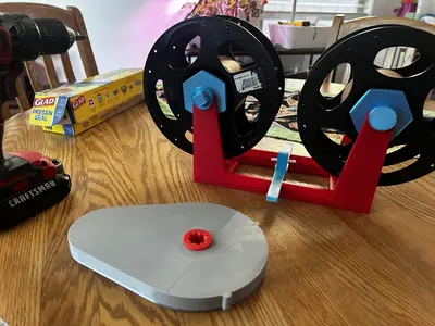 Re-spooler Gear Box for drills