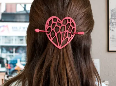 Heart Arrow Hair Pin